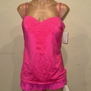 NWT Kenneth Coke Tankini Set swim skirt size XL PNC